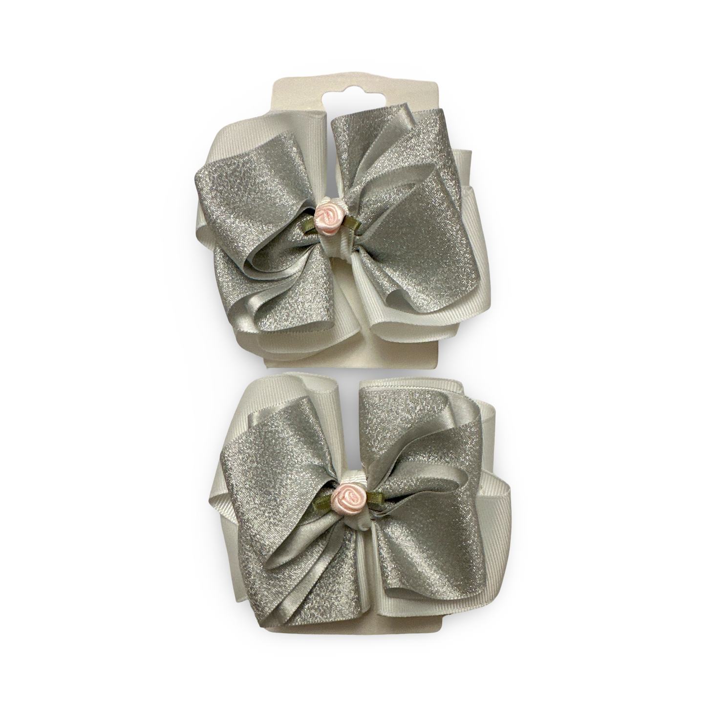 Elegant 2pcs Ribbon Bow Set for Occasion Dresses - Beautiful and Perfect for Special Events