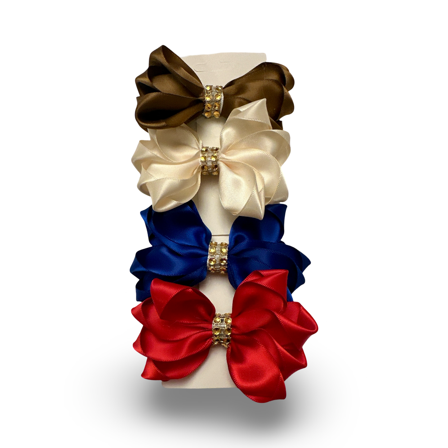Mini Ribbons Hair Accessories with Pearl Accents and Vibrant Colors for Stylish Outfits