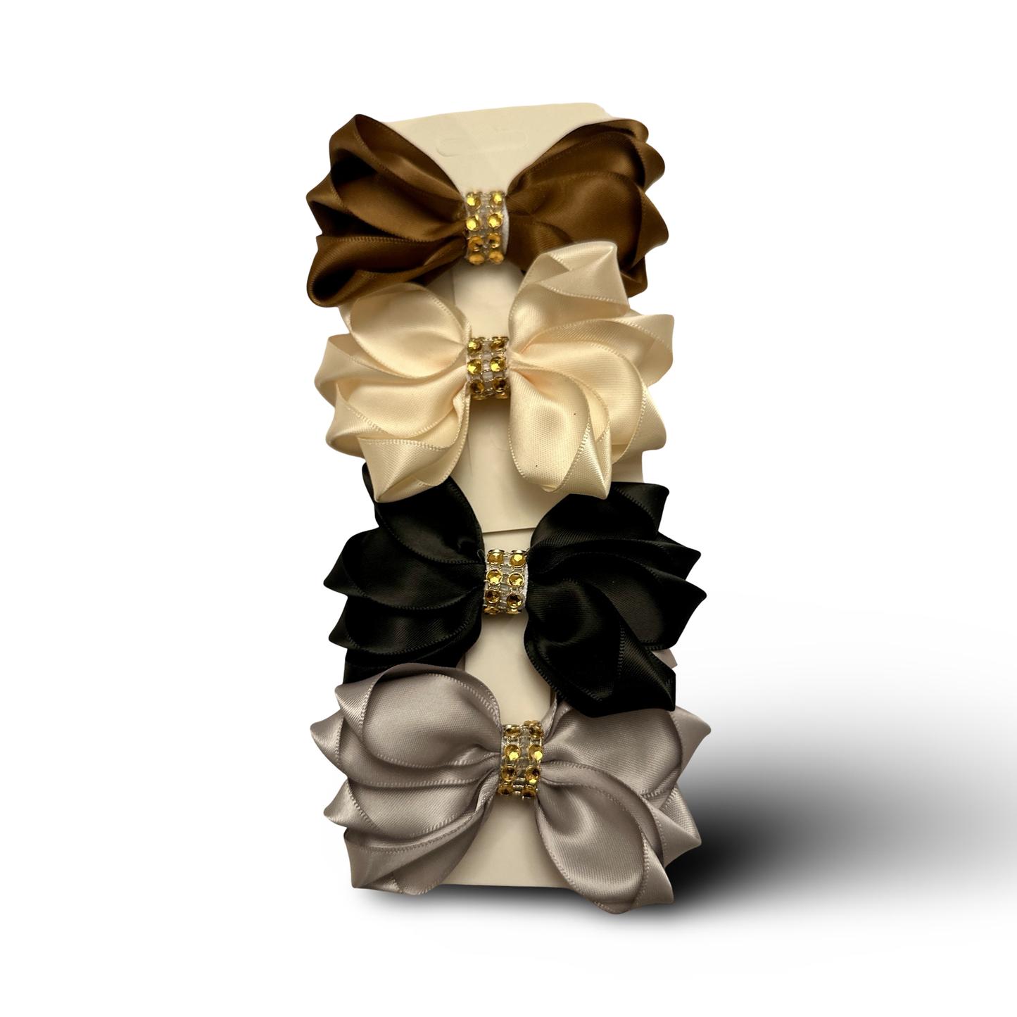Mini Ribbons Hair Accessories with Pearl Accents and Vibrant Colors for Stylish Outfits