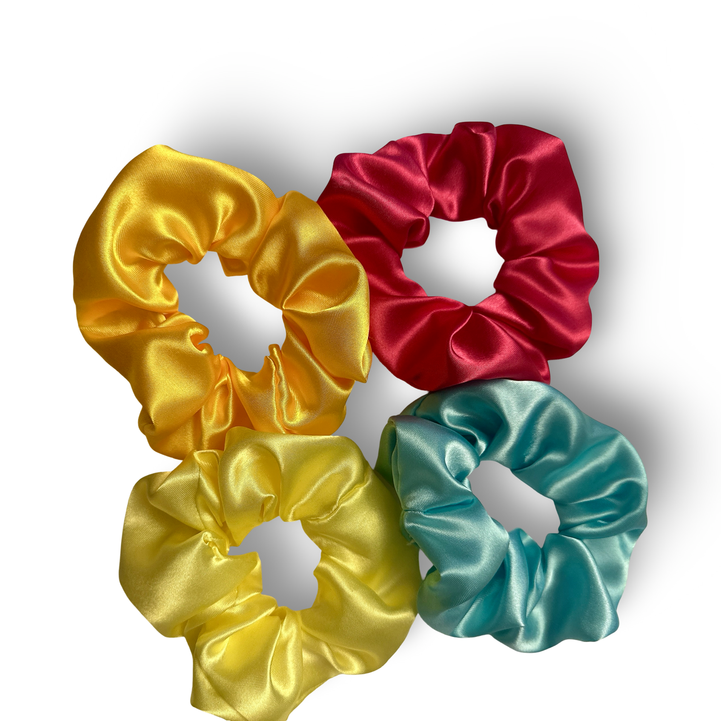 4pcs assorted colors Scrunchies SB hair haven