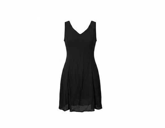 Midnight Whisper Chiffon Dress